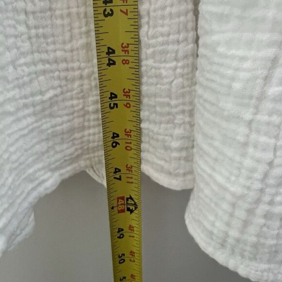 Petal & Pup Gauzy Tiered Button Front Midi Dress Size 6 Pockets Flowy Lagenlook - Picture 3 of 11